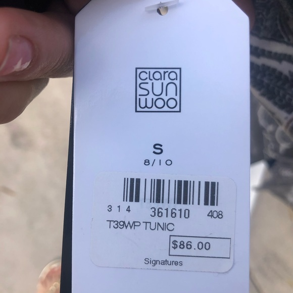 NWT Ciara Sun Woo Boat Neck Tunic - Picture 4 of 6